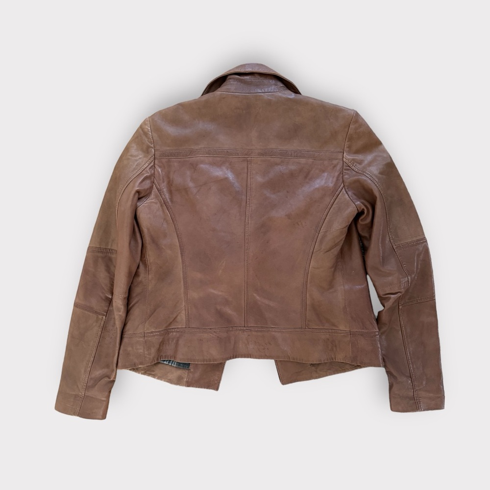 Massimo Dutti Leather Jacket - Small - image 2